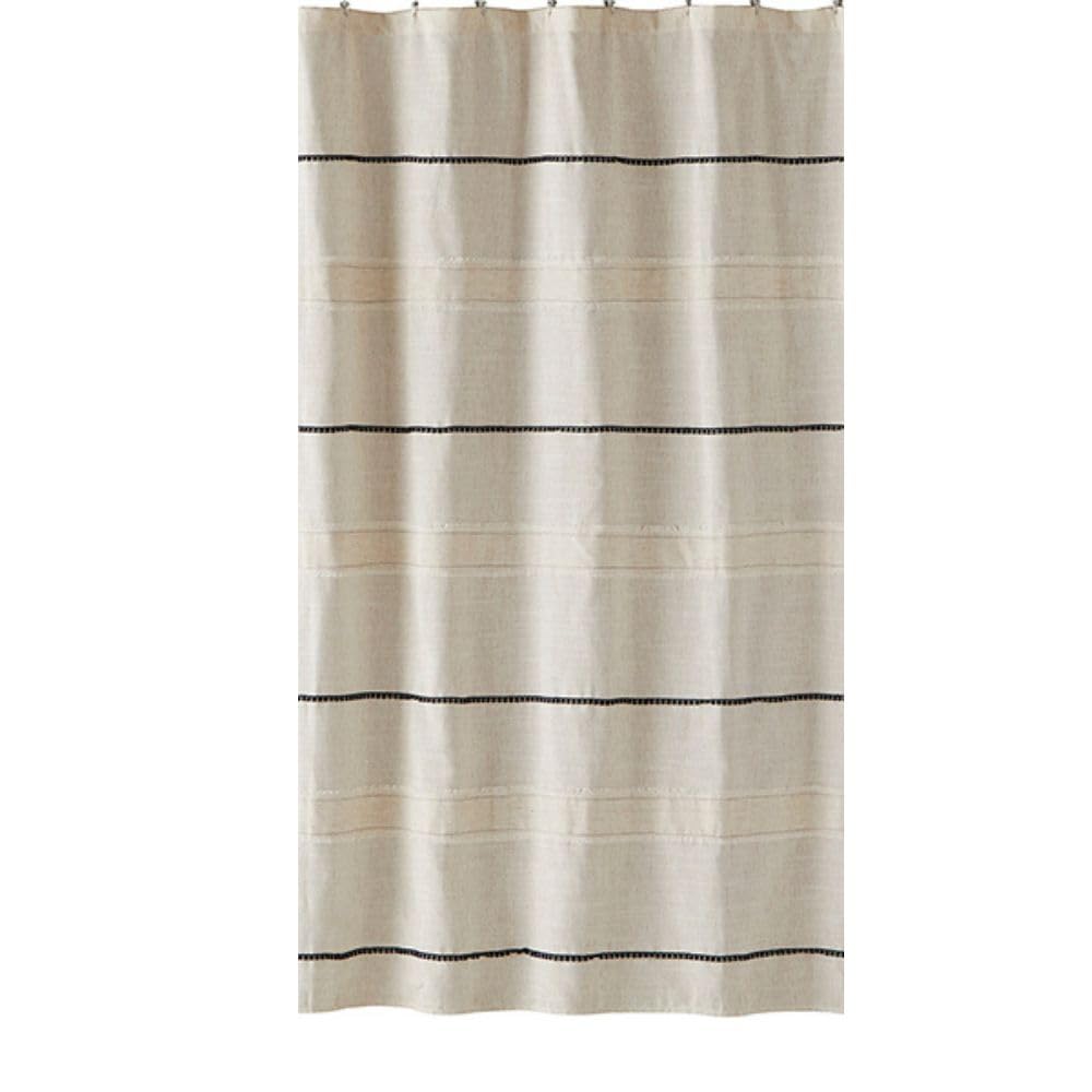 SKL Home by Saturday Knight Ltd. Frayser Cortina de Ducha, Lino 70 x 72 Pulgadas