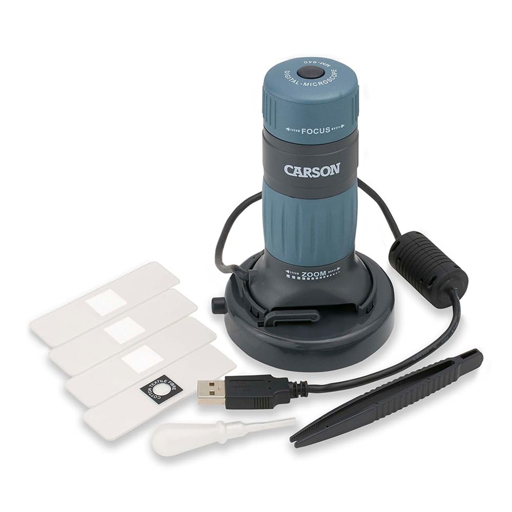 Microscopio Digital USB Carson eFlex con Luz LED y Soporte Flexible - zPix (MM-940)