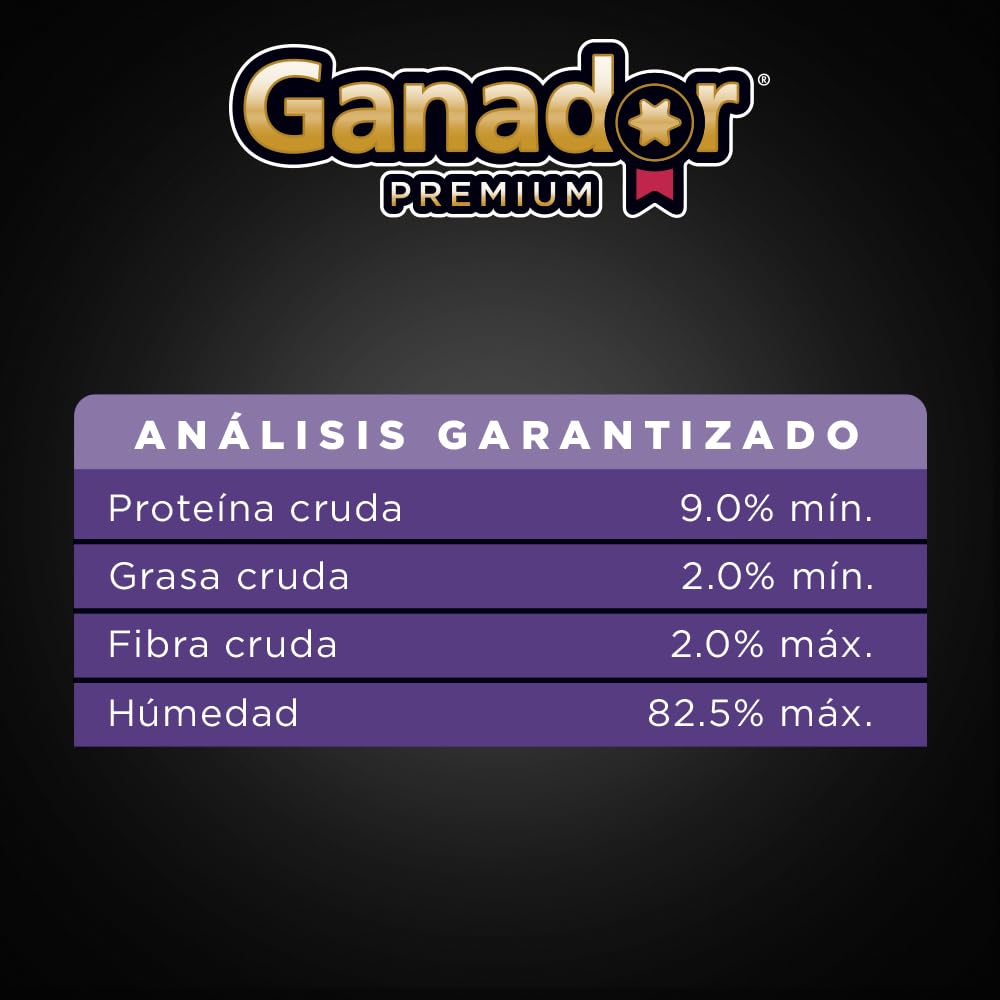 Alimento Humedo para Perro Ganador Premium Cachorro Higado & Pavo