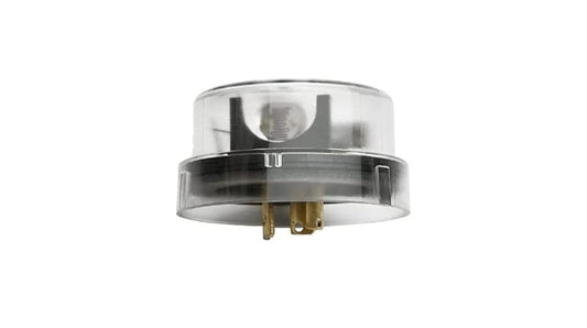 Woods L4700WD Control de luz con cierre giratorio para exteriores con fotocélula