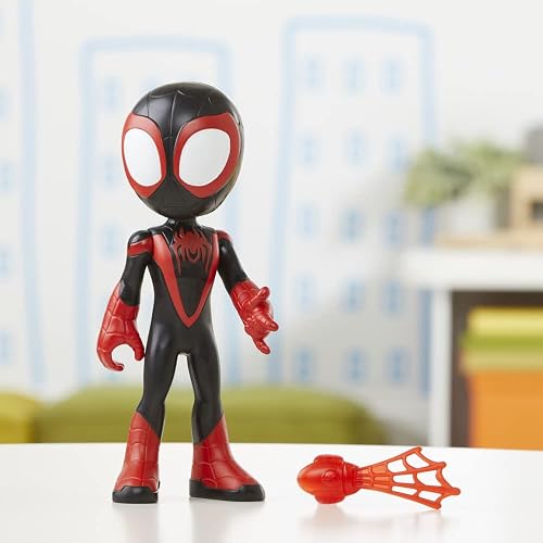 Marvel Hasbro Figura Miles Morales Spidey y Sus Amigos Articulada 22,5 cm