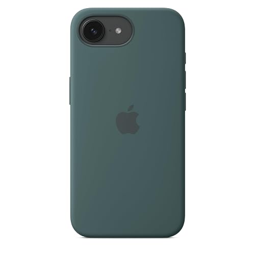 Apple Funda de silicón para el iPhone 16e – Verde Lago ​​​​​​​