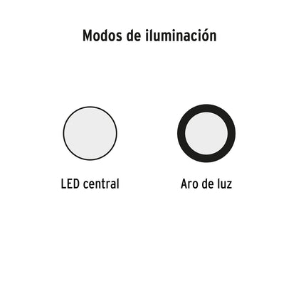 Truper LI-CA-80CR, Linterna de minero LED/COB 80 lm recargable