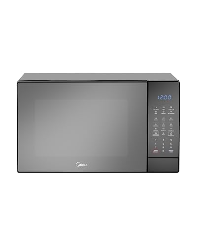 Midea MMDK14S2MB Horno de Microondas 1.4 Pies Cúbicos 40L SmartECO Negro Puerta Espejo