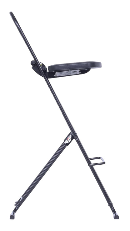 Vestil CPRO-800LP - Asiento ergonómico para trabajador/silla, 34.29 cm de ancho, 25.40 cm de profundidad, 136.08 kg Capacidad, 45.72 cm - 83.82 cm de altura