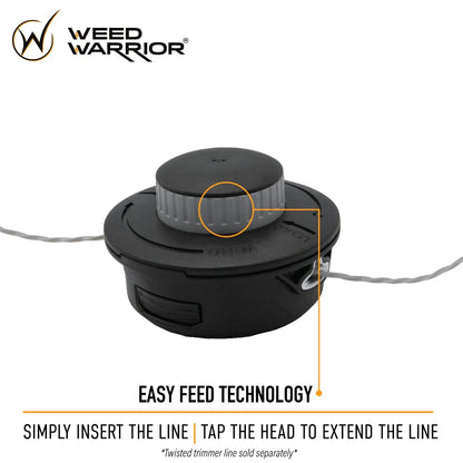 WEED WARRIOR Autowinder II - Cabezal de Repuesto para cortacésped de Ajuste Universal