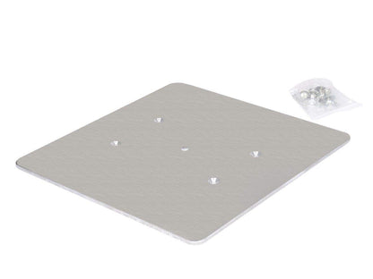 Monoprice 12in x 12in Top Base Plate for 8in Truss, Aluminum Alloy Construction- Stage Right Series