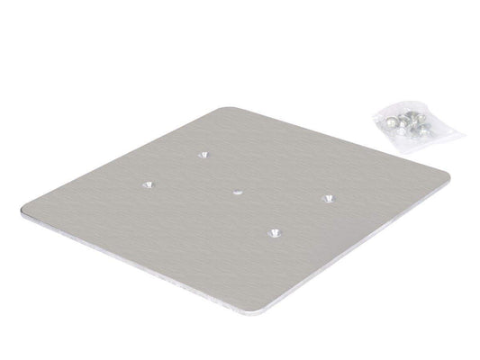 Monoprice 12in x 12in Top Base Plate for 8in Truss, Aluminum Alloy Construction- Stage Right Series
