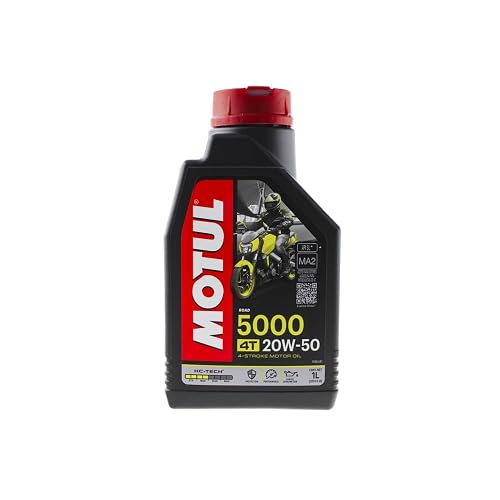 Motul 5000 Aceite Semisintético para Motor 4 Tiempos 20W50, 1 L