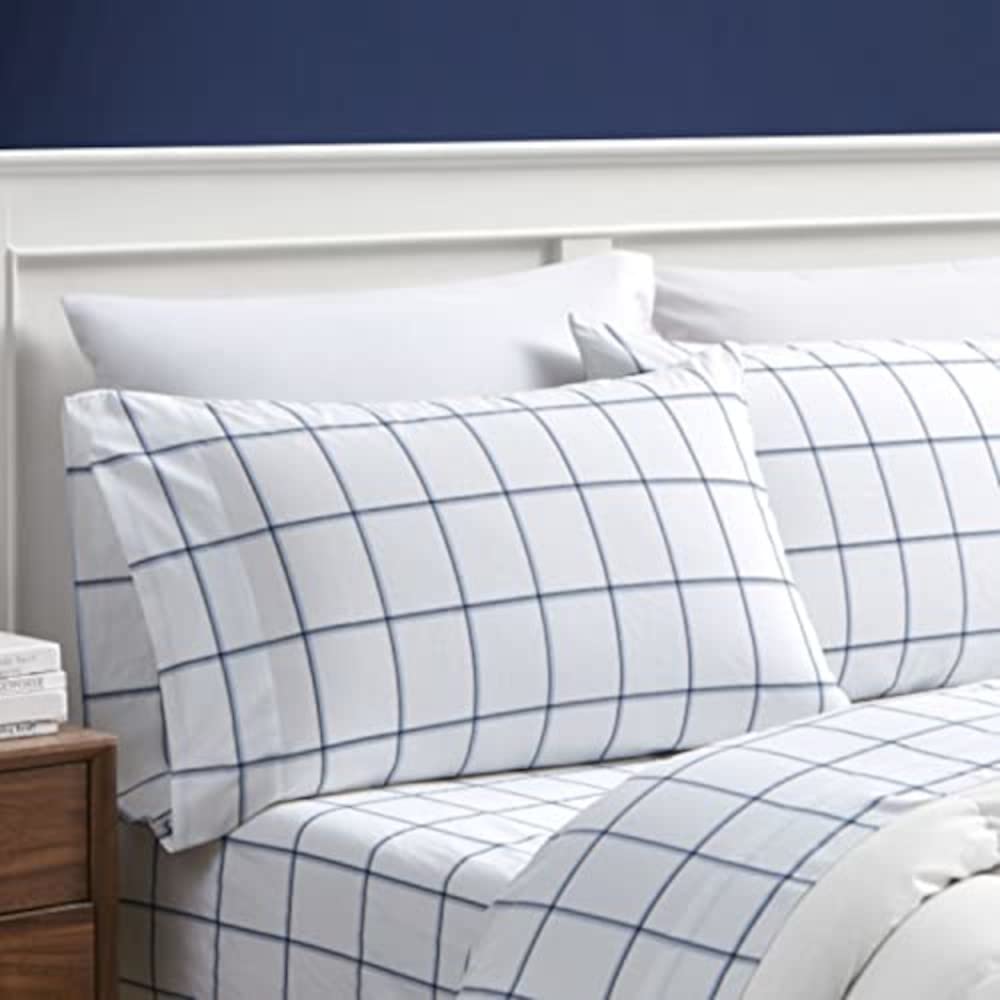 Nautica Plot Sheet Set, Twin X-Large, Dark Blue
