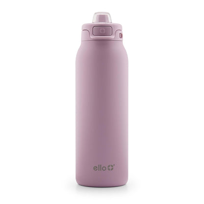 Ello Pop & Fill Botella de Agua de Acero Inoxidable - 946.3 ml - Malva