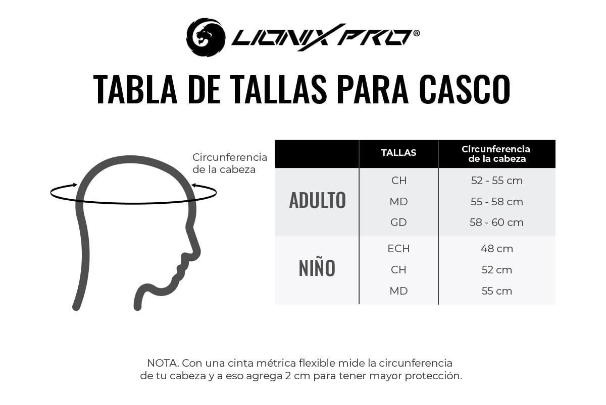 Lionix Pro - Set de Protecciones y Casco, Talla Infantil