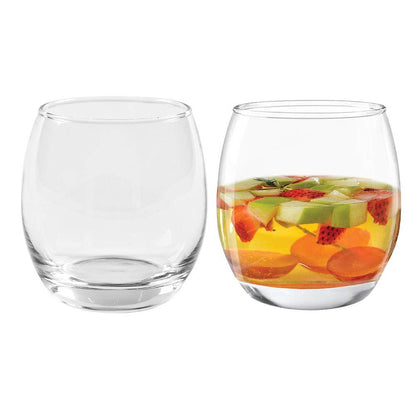 Mikonos, Juego De 6 Vasos De Vidrio 373 ml.
