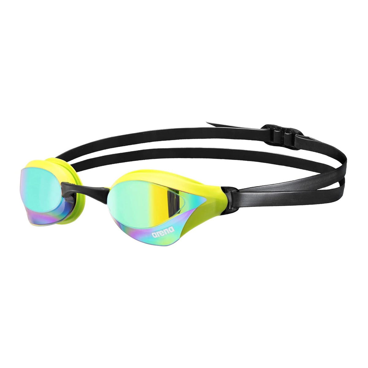 Arena - anteojos de natación unisex para hombres y mujeres, con núcleo cobra, antivaho, lentes de policarbonato, espejo, no espejo, para hombres y mujeres
