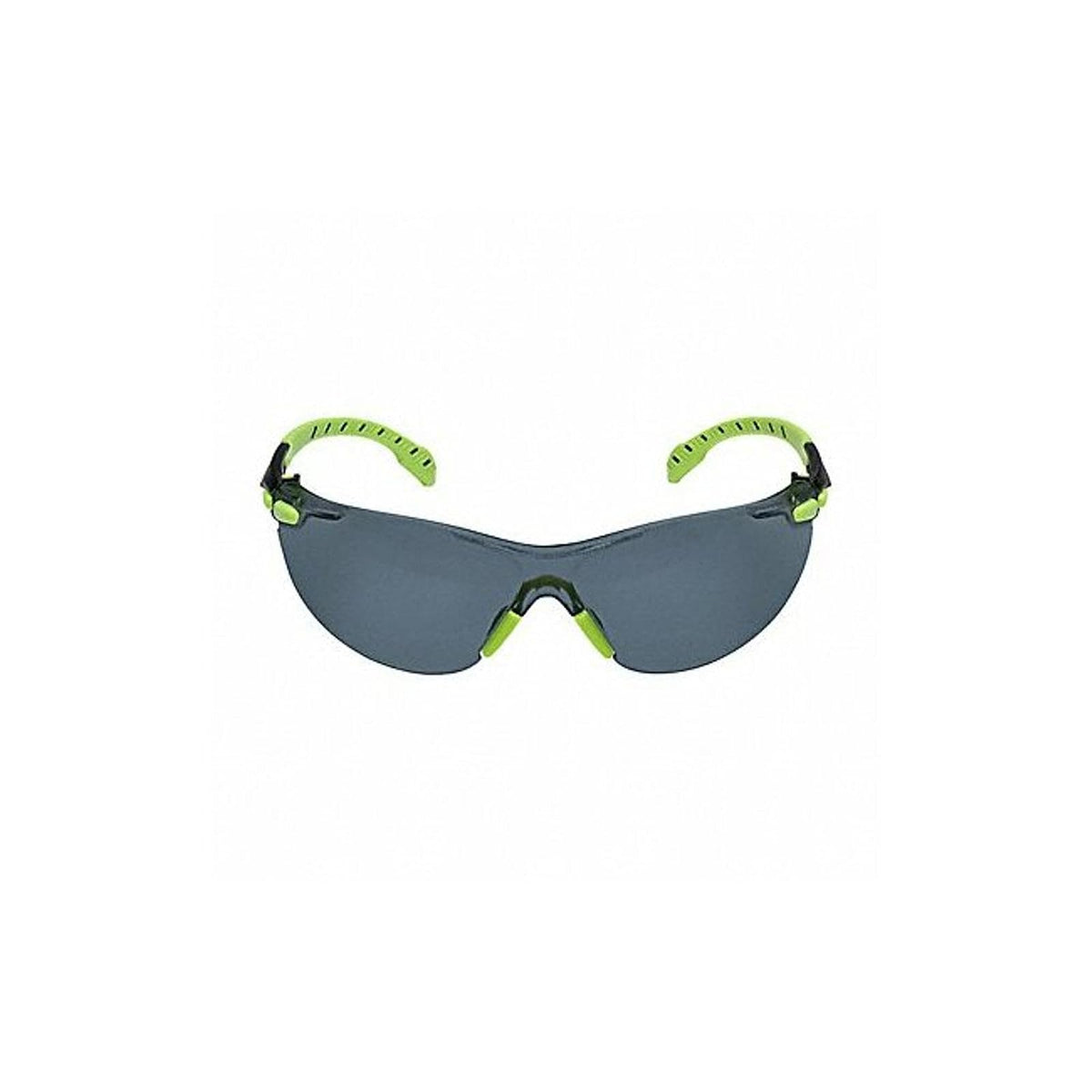 3M Solus 1000 Lentes de Seguridad Antivaho Scotchgard - Verde - marco negro - lentes grises (Green - Black Frame, Gray Lens) - Lente gris, marco verde - negro