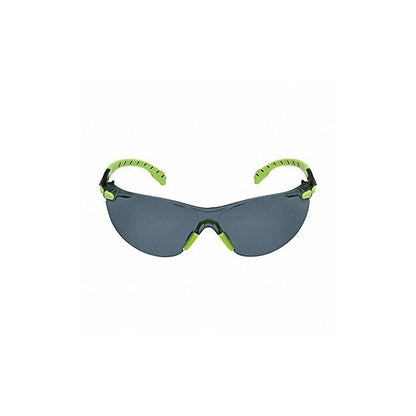 3M Solus 1000 Lentes de Seguridad Antivaho Scotchgard - Verde - marco negro - lentes grises (Green - Black Frame, Gray Lens) - Lente gris, marco verde - negro