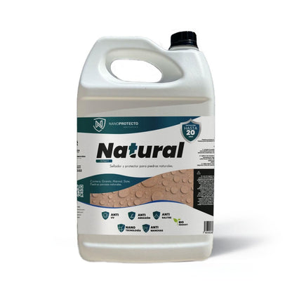 767SSNAT NATURAL Sellador Protector Orgánico para Cantera, Granito, Mármol, Slate, Piedra Natural 4l