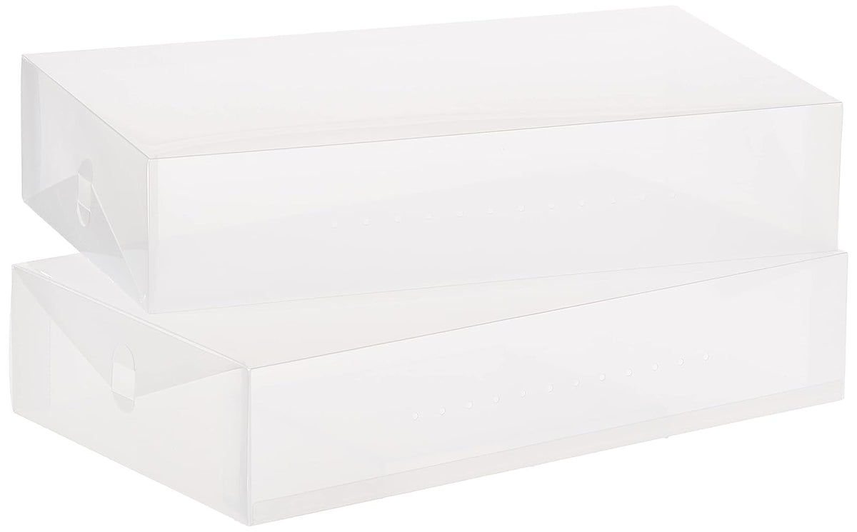 Whitmor 6362-2693-2 Clear Vue Collection Boot Box, Set of 2 - set of 2 - Boot Box (2-Set)