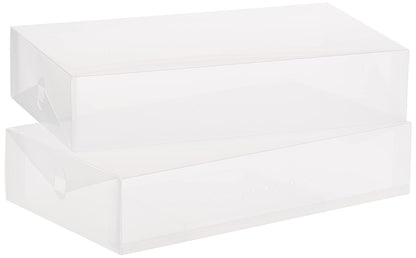 Whitmor 6362-2693-2 Clear Vue Collection Boot Box, Set of 2 - set of 2 - Boot Box (2-Set)