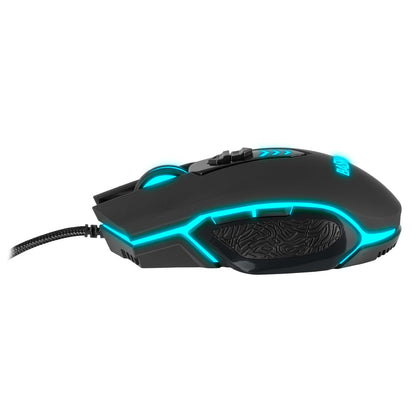 Mouse Gamer alámbrico para PC/Mac 6,400 dpis con luz led BASH-3001