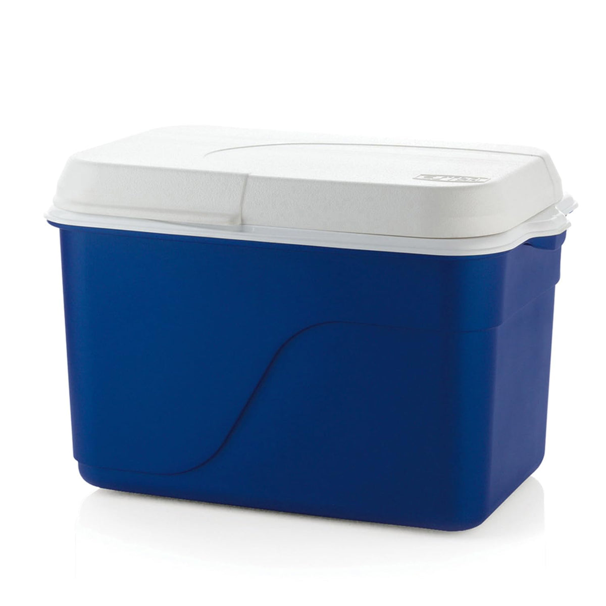 ESTRA Hielera Familiar Insulada 42 L (44 QT) | Espacio para 60 latas | Mantiene frío por Tiempo prolongado | Asas Laterales portátiles | Perfecta para Camping, Picnic, Playa y Viajes - Azul
