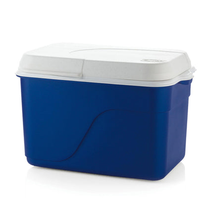 ESTRA Hielera Familiar Insulada 42 L (44 QT) | Espacio para 60 latas | Mantiene frío por Tiempo prolongado | Asas Laterales portátiles | Perfecta para Camping, Picnic, Playa y Viajes - Azul