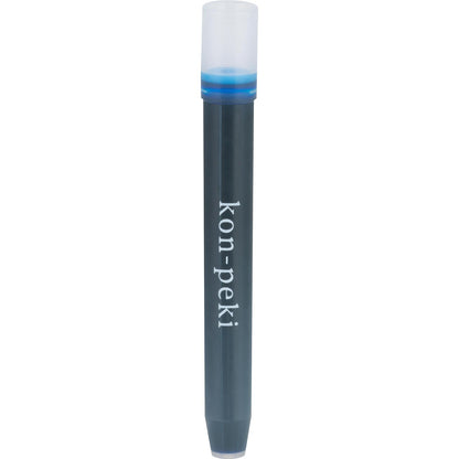 PILOT IROSHIZUKU, Kon-peki (azul turquesa), Caja con 6 cartuchos de tinta para pluma fuente