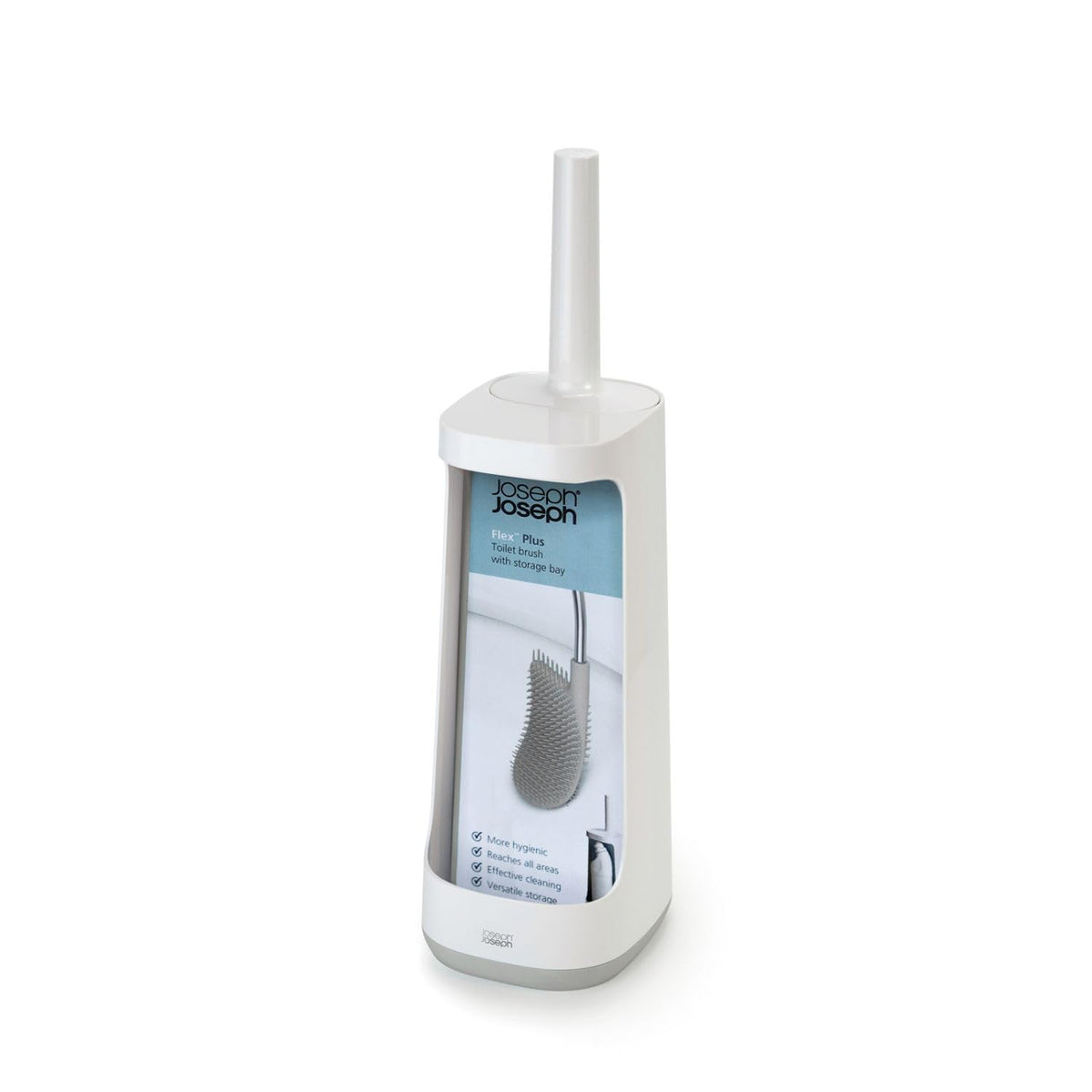 Joseph Joseph Escobilla de Inodoro Flex Plus (Gris/Blanco)