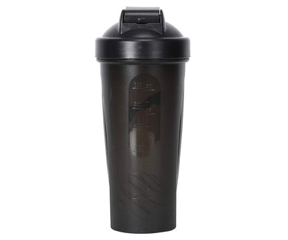 PUMA Botella Shaker, Termo Deportivo con Mezclador de Metal para Proteínas Boquilla Mediana Antiderrame con Área Rugosa para mejor Agarre Color Negro con Secciones Transparentes