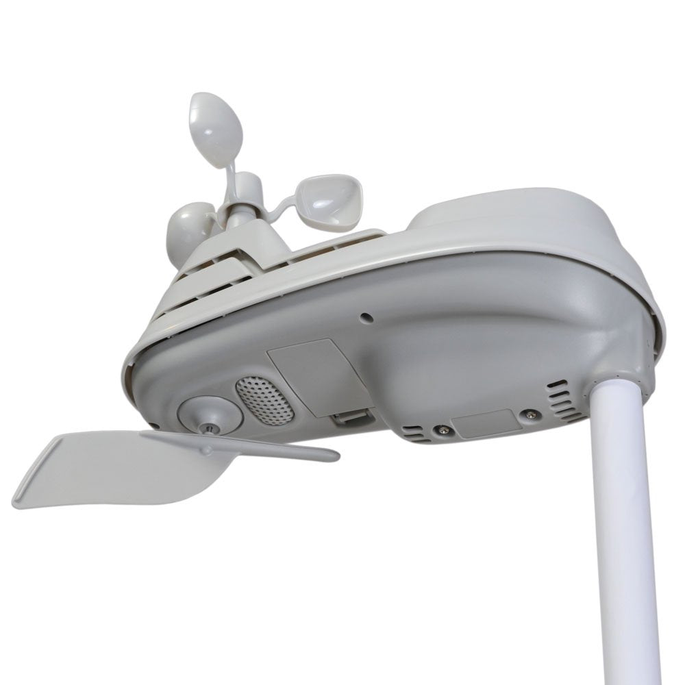 AcuRite Iris (5 en 1) Sensor de clima con medidor de lluvia, velocidad del viento, dirección del viento, temperatura y humedad (06004M)