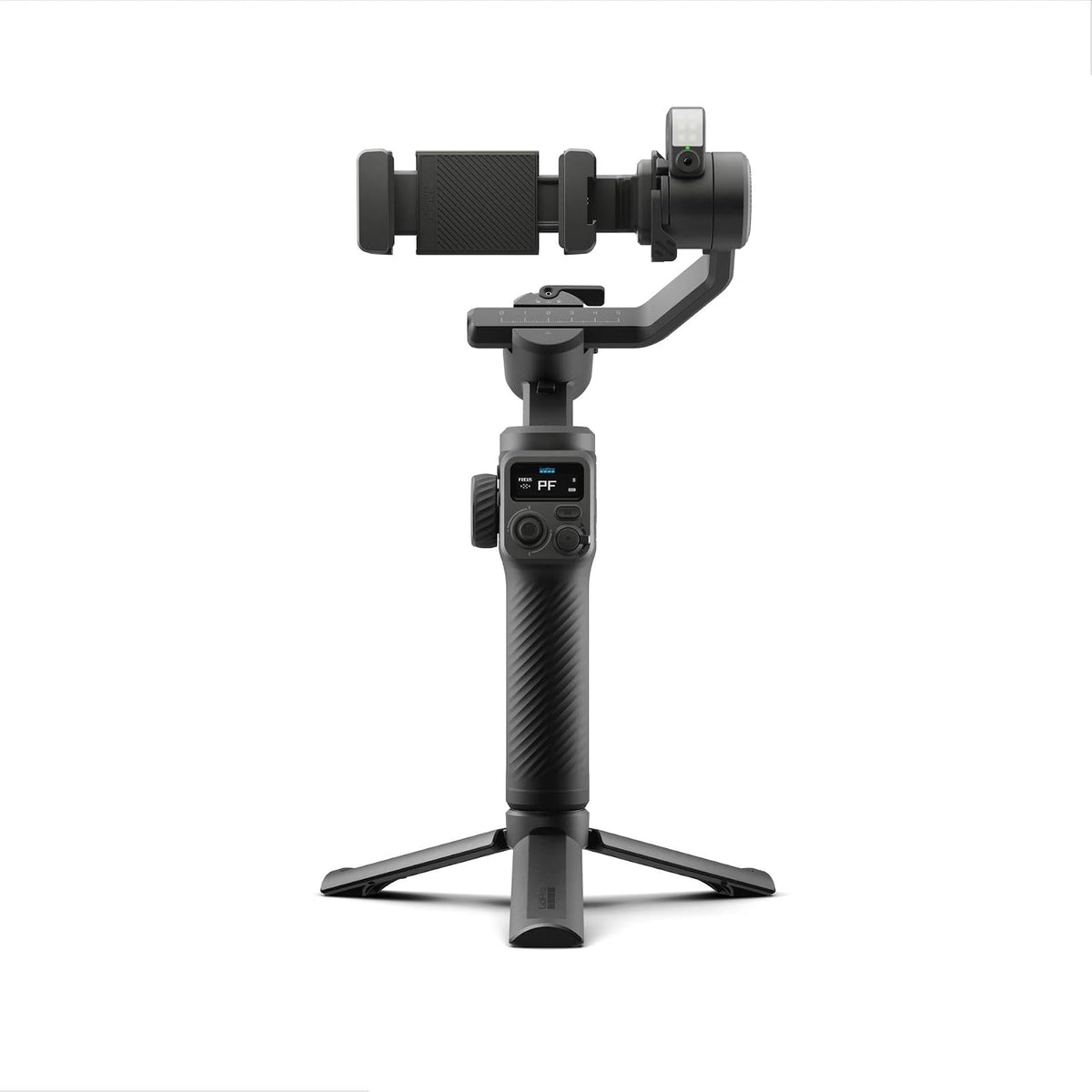 GoPro Fluid Pro AI Estabilizador de cardán de 3 Ejes para cámaras GoPro y Smartphones, Seguimiento de sujetos, iluminación, Control de cámara inalámbrica, portátil, vlogging, rotación de 360°, Carga