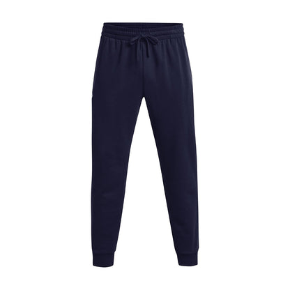 Pants de Entrenamiento Under Armour UA Rival Fleece para Hombre - M - (410) Midnight Navy - White