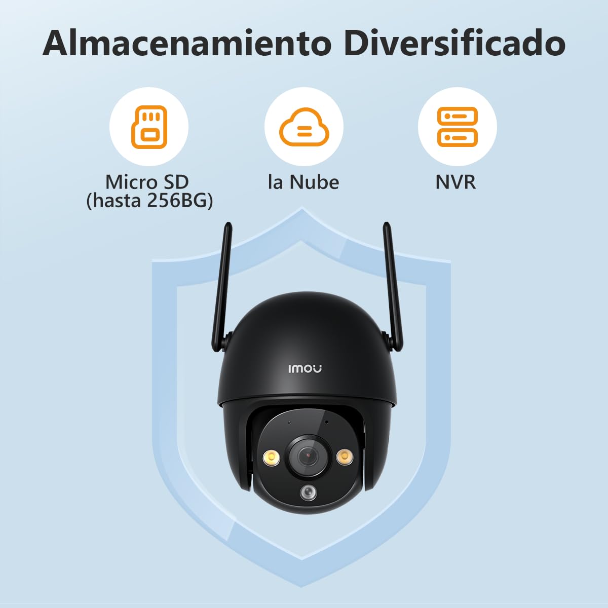 Imou IPC-DK7N Cámara de Seguridad WiFi Exterior 2MP con Visión Nocturna a Color, Detección de Personas, Seguimiento Inteligente y Audio Bidireccional