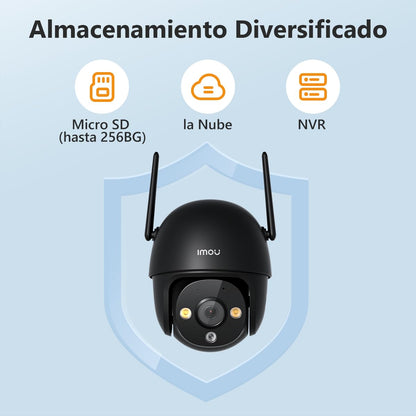 Imou IPC-DK7N Cámara de Seguridad WiFi Exterior 2MP con Visión Nocturna a Color, Detección de Personas, Seguimiento Inteligente y Audio Bidireccional