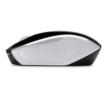 HP Mouse inalámbrico 200, 2.4 GHz, Conectividad 10 MTS, Pilas AAA, Windows, Mac OS, Chrome OS, Plata Claro, 2HU84AA