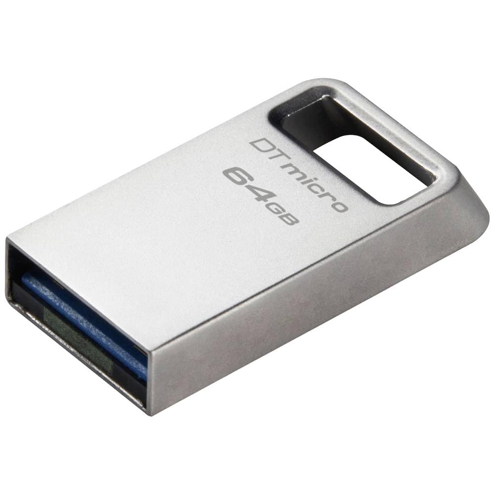 Kingston DataTraveler Micro Memoria USB 3.2, hasta 256GB, 200MB/s - 64 GB