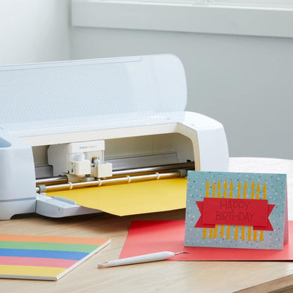 Cricut Cartulina adhesiva, papel inteligente con lazo brillante