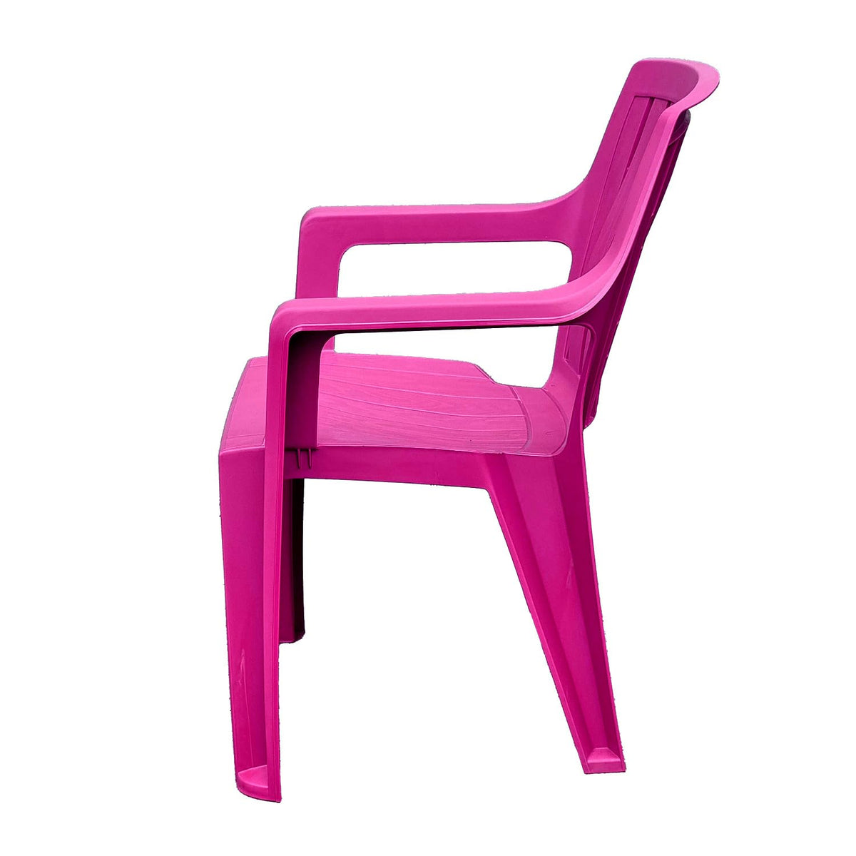 Guateplast Silla Infantil Kinder Pequeña | Fucsia, plástico polipropileno, estructura de hierro, apilable, para guardería, escuela y hogar