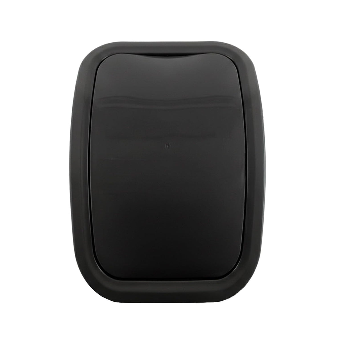 Guateplast Bote de Basura 50 L | Negro, tapa swing removible, libre de BPA, resistente