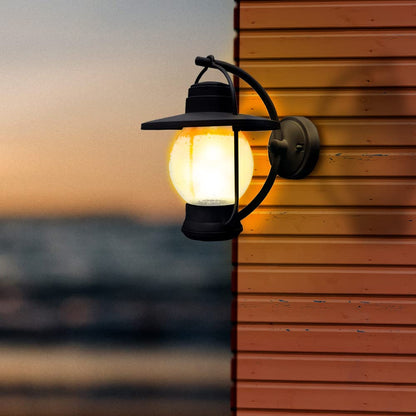 Tecnolite Lámpara de Pared Arbotante Tipo Farol Exterior, Ideal Zona Costera 60 W, Base E27, IP44, No incluye foco