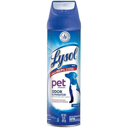 Lysol® Pet Solutions Spray Desinfectante Antibacterial para Superficies y eliminador de olores 425 g