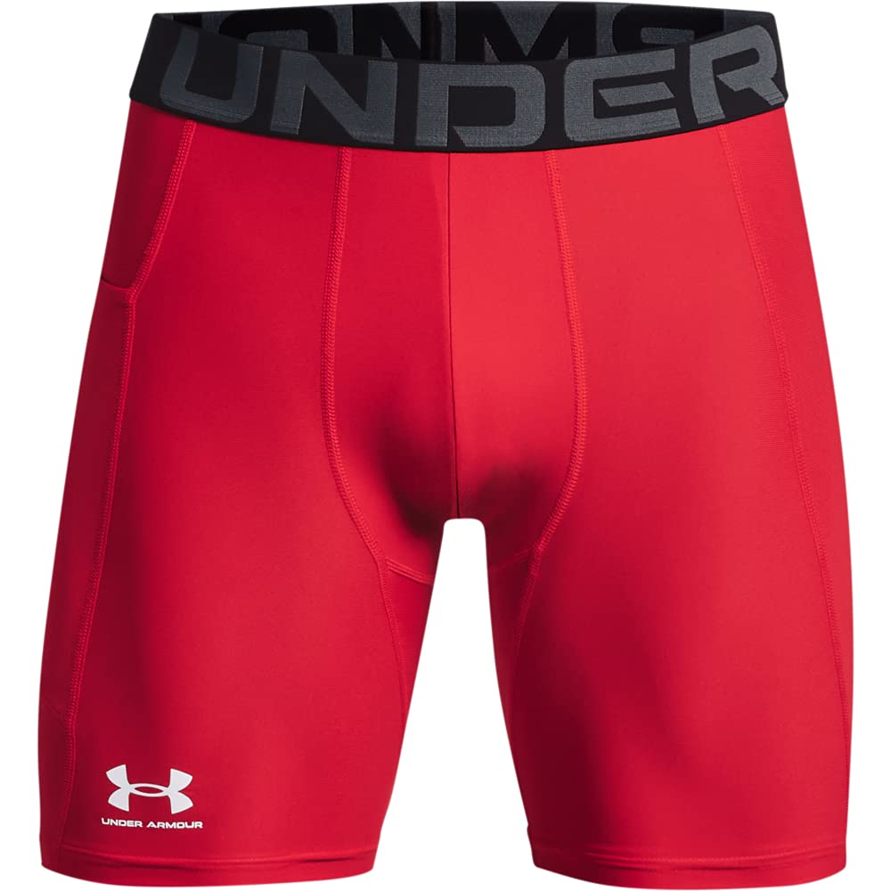 Under Armour UA HeatGear Shorts de Entrenamiento para Hombre - Rojo (Red - White - 600) - 2XL