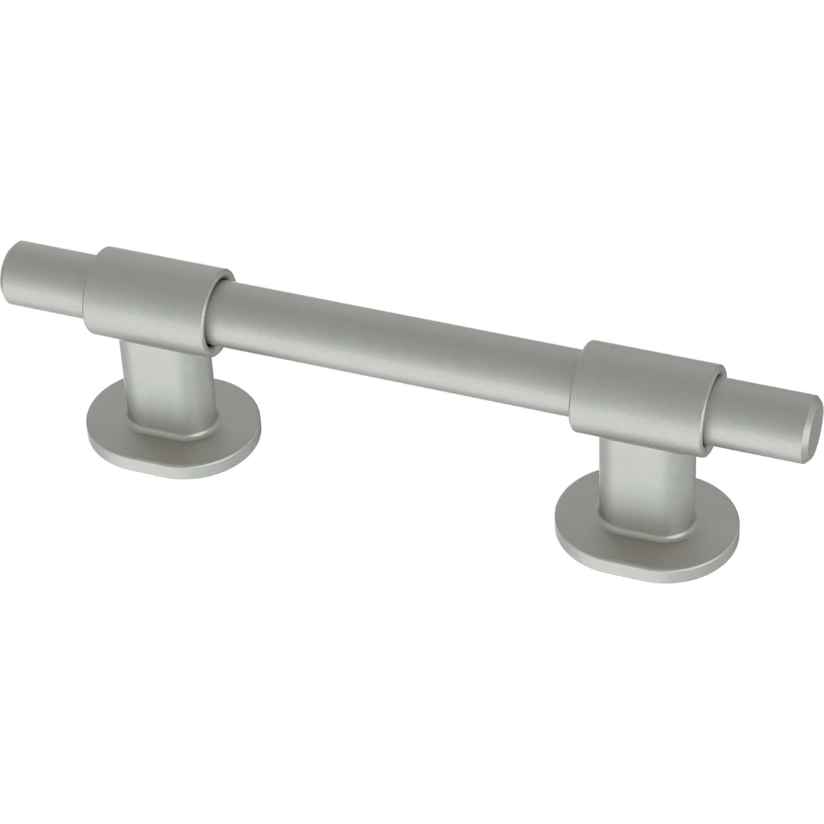 Franklin Brass Adjusta-Pull Francisco (paquete de 5) tiradores ajustables para cajón/manijas de gabinete de 1-3/8 pulgadas a 4 pulgadas, agujero central de níquel satinado mate, puerta de cocina