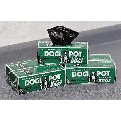 DOGIPOT 1402-30 30 Roll Case, Litter Pick up Bag Rolls, 200 Bags per Roll (6000 Bags)