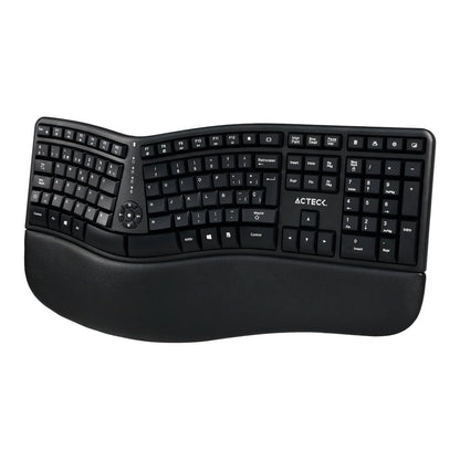 Acteck Kit Teclado y Mouse VIRTUOS Fitt MK770 Inalambrico USB-C Negro AC-936248