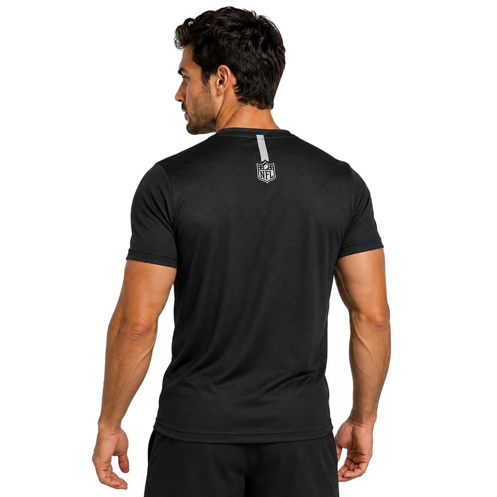 NFL Playera Deportiva Pittsburgh Steelers Negro para Hombre