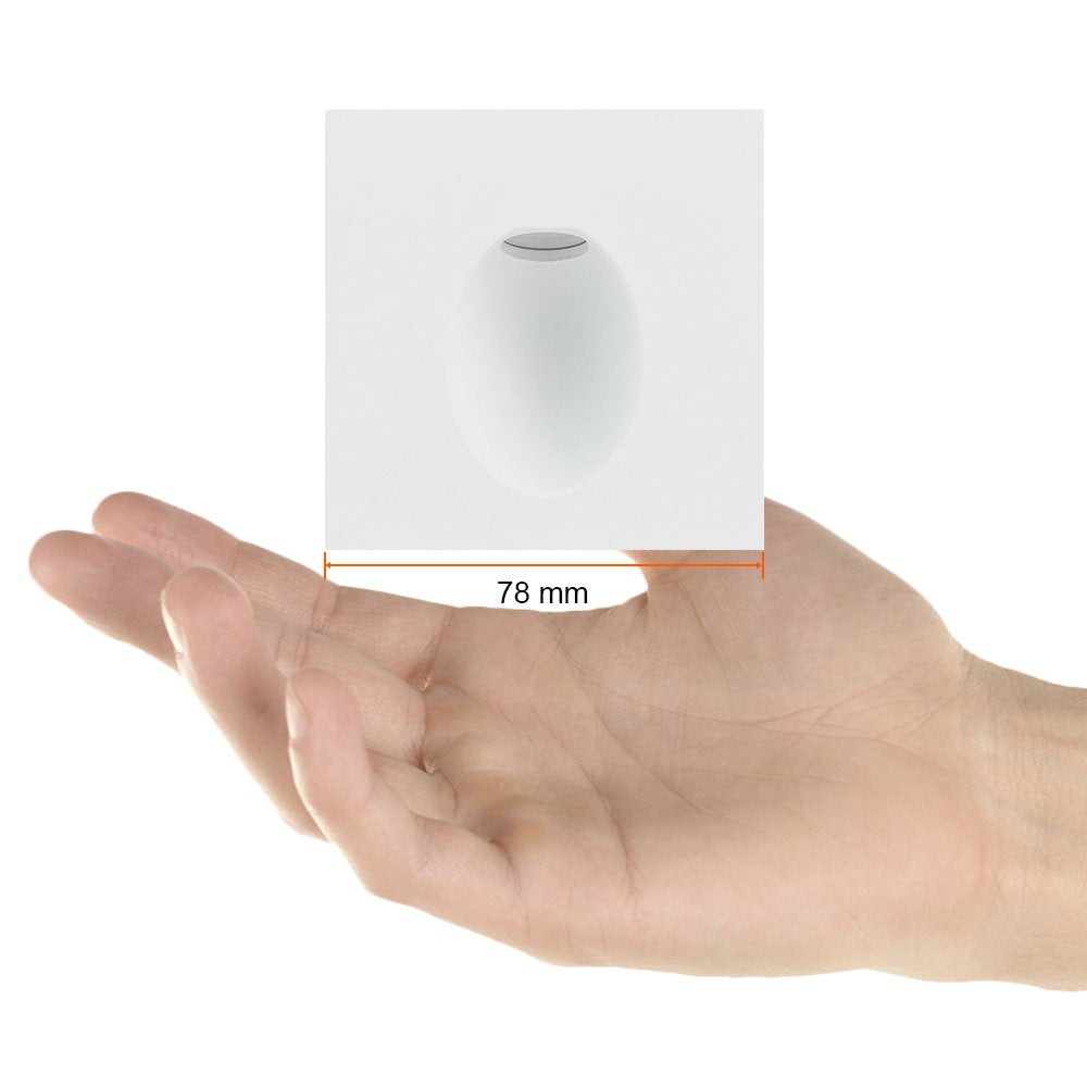 Tecnolite - Lámpara Interior Luz de cortesía para Pared, LED Integrado con 3 Watts de Potencia, Luz Cálida Brillante. Iluminación Interior