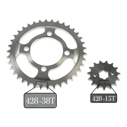 Juego Sprocket Italika para RT200 y RT200 GP