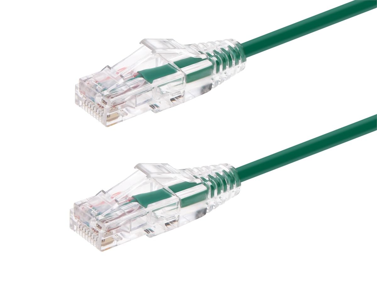 Monoprice Cable Ethernet Cat6 SlimRun 0.9 m (3 pies), Morado - 7ft - forro polar verde con licencia oficial de star wars silent one crew.