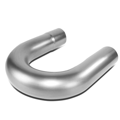 DNA Motoring Tubo de Escape de Acero Inoxidable Ajuste Universal - Curva en U - Natural - 3.0 Inch